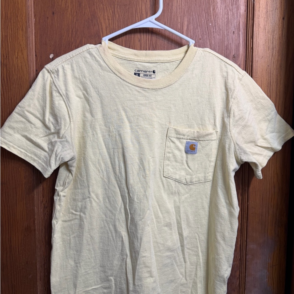 Carhartt Light Yellow Short Sleeve Tee